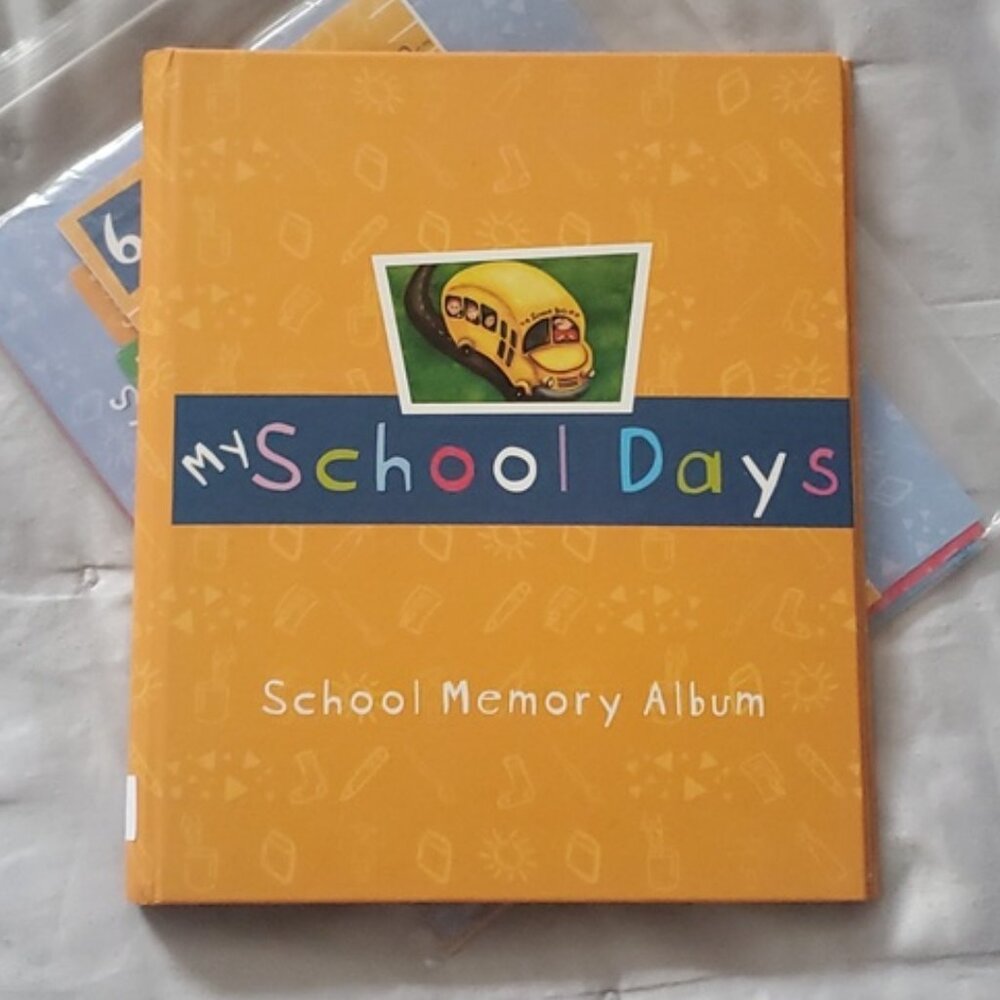 School Memory Album- Kindergarten to Grade 8 Memory Lane Album with extras